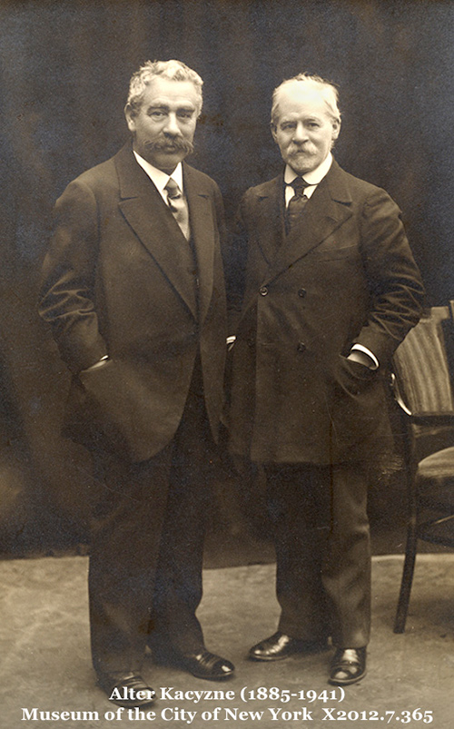 I. L. Peretz and Jacob Dinezon from Museum of New York
