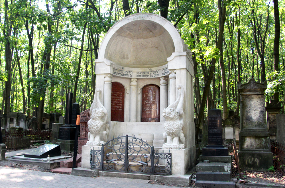 Three Jewish Writers Mausoleum in Warsaw